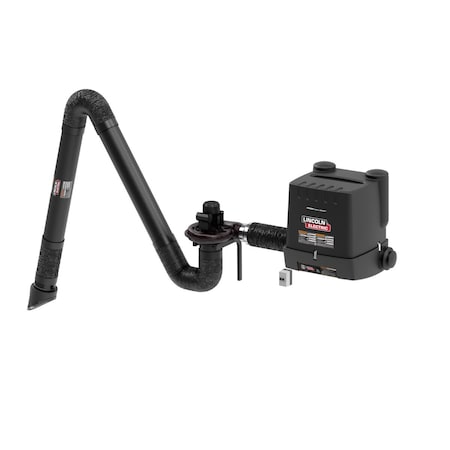 Lincoln Electric Welding Fume Extractor, 13 ft Arm, MERV 14 K4261-3