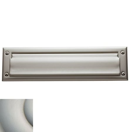 Baldwin Estate Lifetime Satin Nickel Mail Slot 0012.056