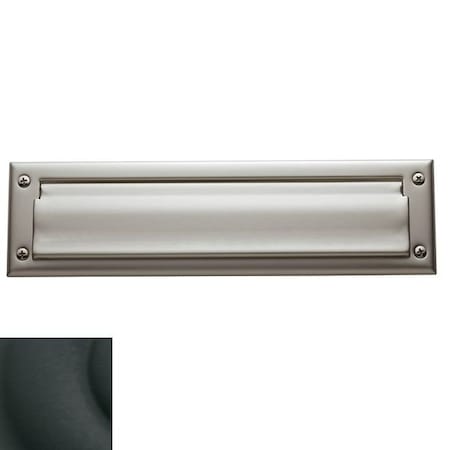 Baldwin Estate Satin Black Mail Slot 0012.190