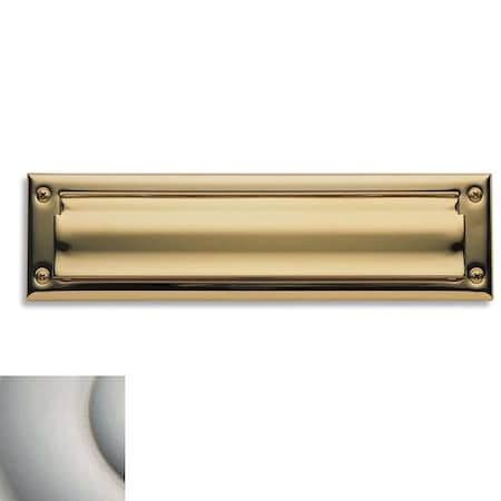 Baldwin Estate Lifetime Satin Nickel Mail Slot 0014.056