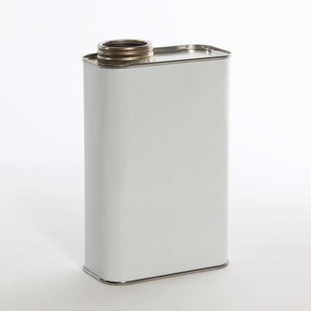 Pipeline Packaging White Coat, Tin Unlined F-Style, 1 qt. 02-21-032-00126