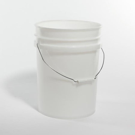 Pipeline Packaging Open Pail Head, 20L, HDPE, White 01-05-048-00065