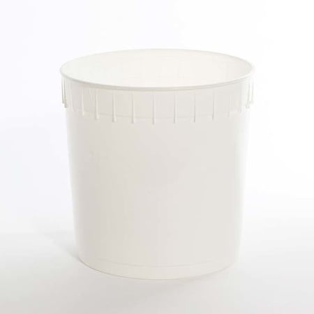 Pipeline Packaging Open Head Pail, HDPE, White, 2.5 gal. 01-05-048-00018