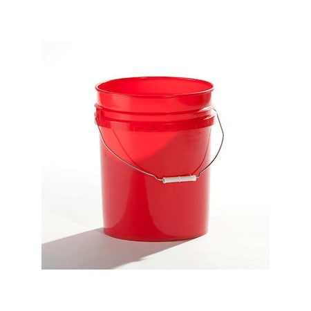 Pipeline Packaging Open Head Pail, HDPE, Red, 5 gal. 01-05-048-00061