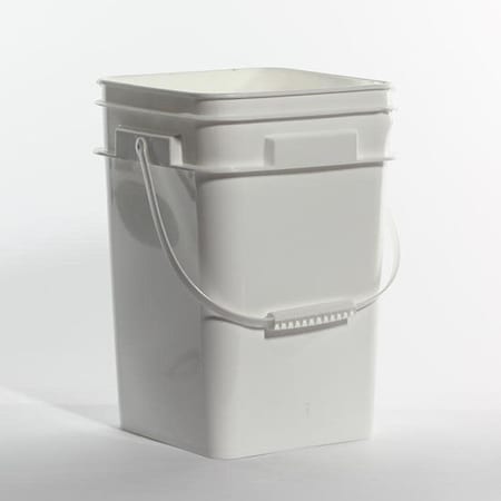 Pipeline Packaging Open Pail Head, 16L, HDPE, White 01-05-048-00097