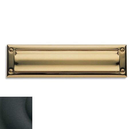 Baldwin Estate Satin Black Mail Slot 0014.190