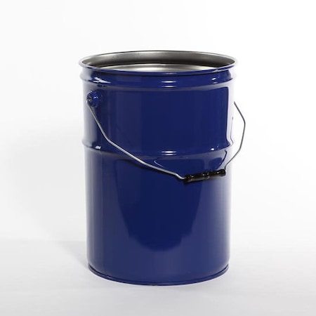Pipeline Packaging Open Head Pail, Steel, Blue, 6 gal. 01-19-048-00230
