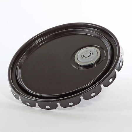 Pipeline Packaging Cover, Steel, Black, 5 gal., Type: Lug with Rieke Prep 01-19-020-00303