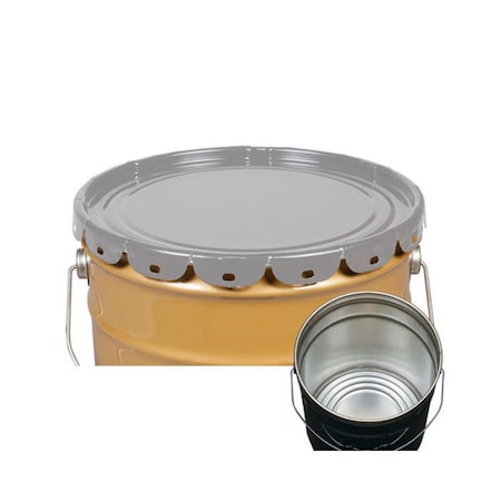 Pipeline Packaging Cover, Steel, Gray, 5 gal. 01-19-020-00258