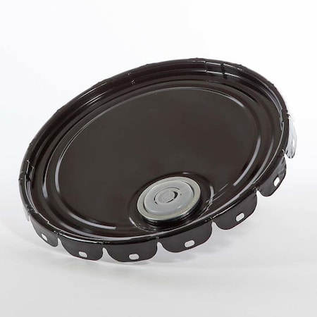 Pipeline Packaging Cover, Steel, Black, 5 gal., Type: Lug with Rieke Vent 01-19-020-00304