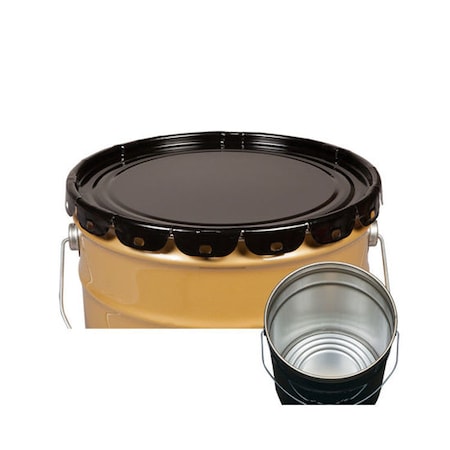 Pipeline Packaging Cover, Steel, Black, 5 gal. 01-19-020-00243