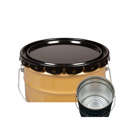 Pipeline Packaging Cover, Steel, Black, 5 gal. 01-19-020-00239