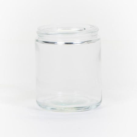 Pipeline Packaging Wide Mouth Glass Jar, 8 oz. 08-04-085-00005