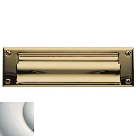 Baldwin Estate Lifetime Bright Nickel Mail Slot 0015.055