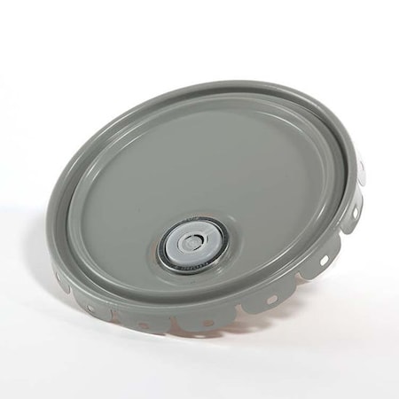 Pipeline Packaging Cover, Steel, Gray, 5 gal., Type: Lug with Rieke Prep 01-19-020-00309
