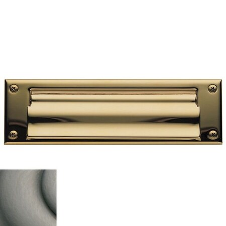 Baldwin Estate Antique Nickel Mail Slot 0015.151