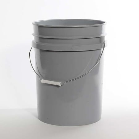 Pipeline Packaging Open Head Pail, 20L, HDPE, Gray 01-05-048-00170