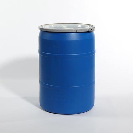 Pipeline Packaging Plstc Drum, Fittings, Opn Hd, Blu, 30 gal. 03-14-048-00003