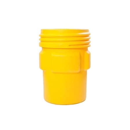 Pipeline Packaging Plastic Drum, OH Screw Top, 95 gal., Yl 03-14-050-00170