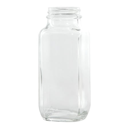 Pipeline Packaging Square Glass Bottle, 8 oz. 04-04-075-00004