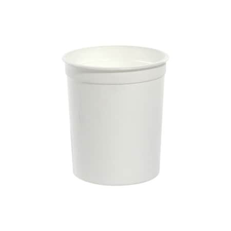 Pipeline Packaging PP Tub, White, 32 oz. 07-16-081-00013