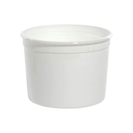 Pipeline Packaging HDPE Tub, White, 64 oz. 07-05-081-00023