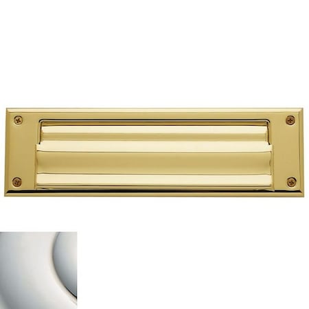 Baldwin Estate Lifetime Bright Nickel Mail Slot 0017.055
