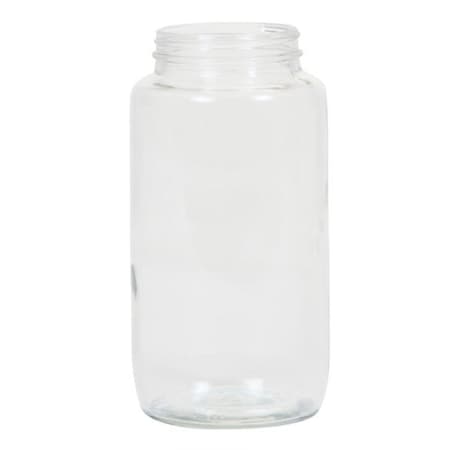 Pipeline Packaging Wide Mouth Glass Jar, 32 oz. 08-04-085-00003