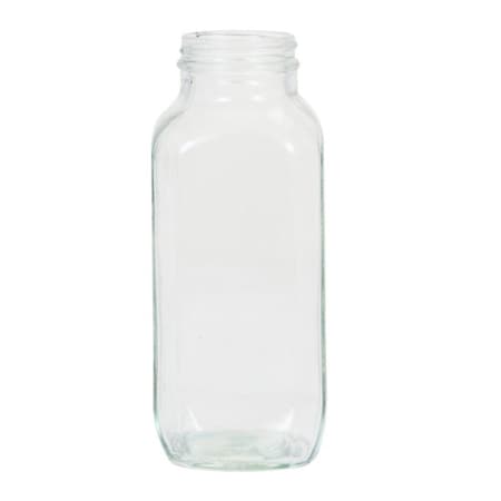 Pipeline Packaging Square Glass Bottle, 16 oz. 04-04-075-00010