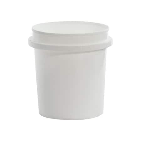 Pipeline Packaging HDPE Tub, White, 16 oz. 07-05-081-00004