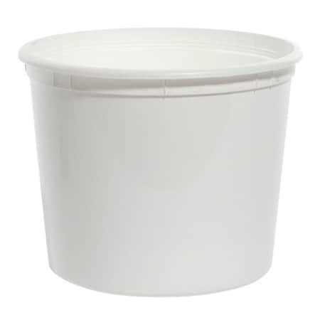 Pipeline Packaging HDPE Tub, White, 166 oz. 07-05-081-00005