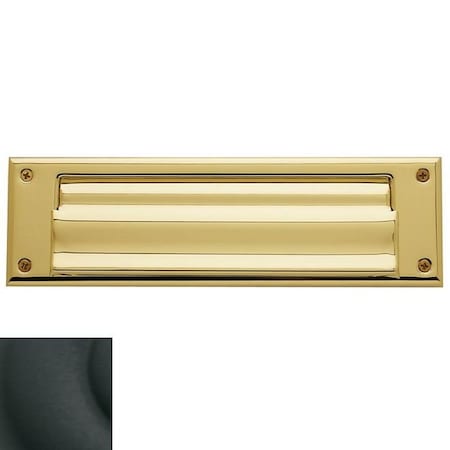 Baldwin Estate Satin Black Mail Slot 0017.190
