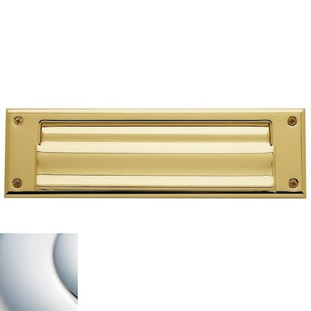 Baldwin Estate Bright Chrome Mail Slot 0017.260