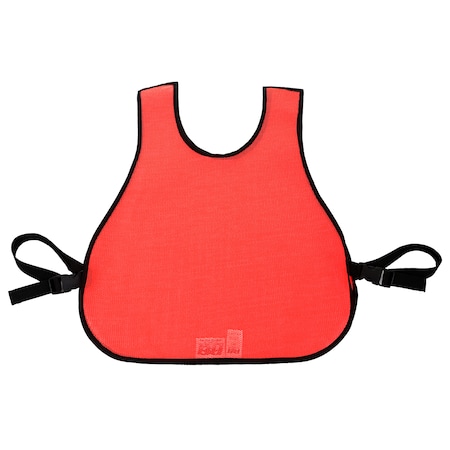 R&B Fabrications Plain Mesh Safety Vest, Orange 001OR