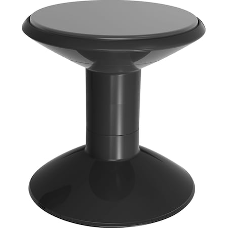 Storex Adjustable Wiggle Chair, 12-18", Black 00300U01C