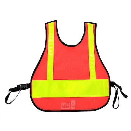 R&B Fabrications Traffic Safety Vest, Safety, Orange 003OR-PLN