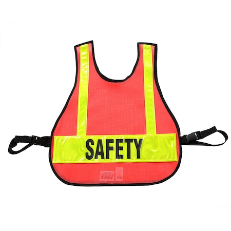 R&B Fabrications Traffic Vest Safety, Orange 003OR-SAF