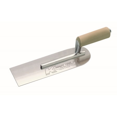 Kraft Tool Pipe Trowel w/Wood Handle, 10-1/2"x3 PL501