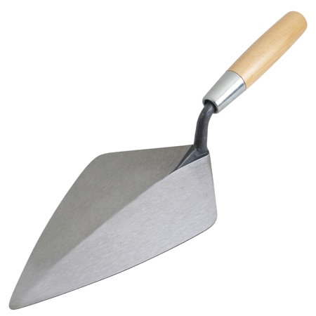Kraft Tool Wide London Brick Trowel w/Wood H, 12 BL772