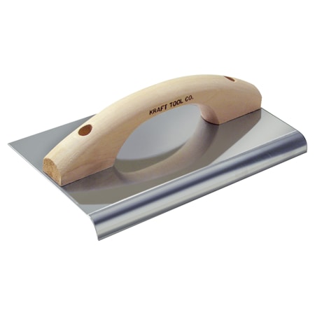 Kraft Tool Stainless Steel Hand Edge, 10" x 6" 1/2"R CF902