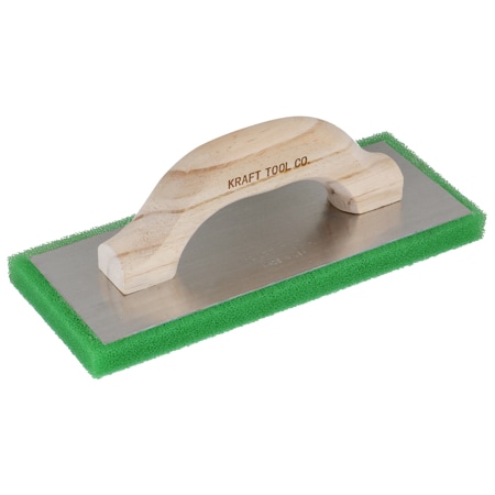 Kraft Tool Green Fine Texture Float, 10" x 4" x 3/4 PL602F