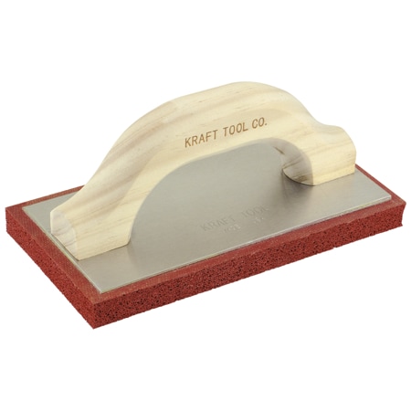 Kraft Tool Fine Cell Red Rubber Float, 10" x 4 PL372
