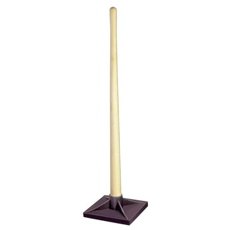 Kraft Tool Heavy-Duty Cast Iron Dirt Tamper, 10"x10 CC929
