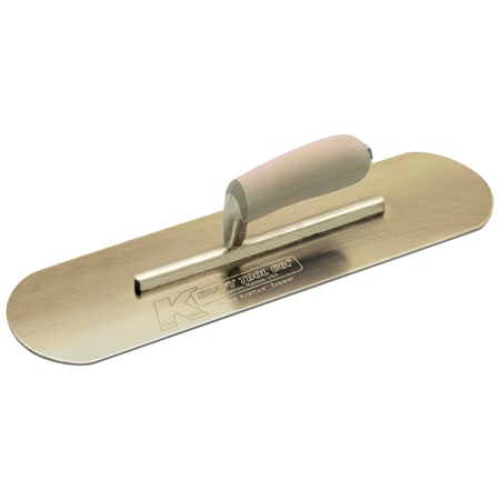 Kraft Tool Golden Stainless Steel Pool Trowe, 16"x4 CF279