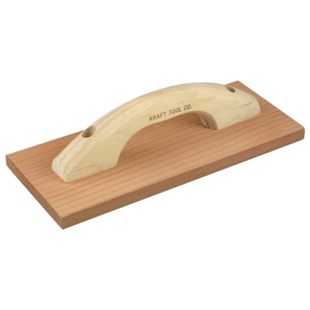 Kraft Tool Redwood Hand Float w/Wood Hand, 15"x5 CF252