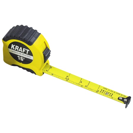 Kraft Tool Masons Modular Tape, 16 ft. x 3/4 BL519