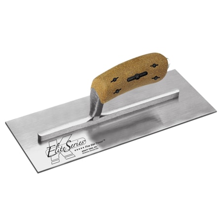 KRAFT TOOL Elite Series Trowel Carbon St, 12"x5 PLE468K