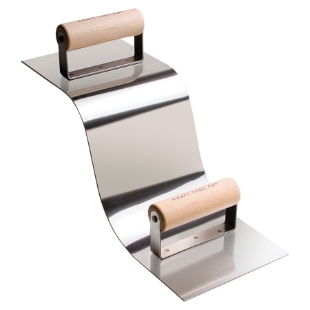 Kraft Tool Stainless Steel Curb/Gutter Tool, 3"R CF512