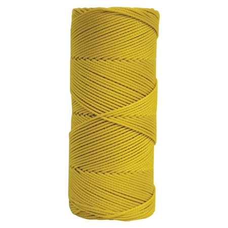 Kraft Tool Yllw Braided Nylon Masons Line, 1000 ft. BC345