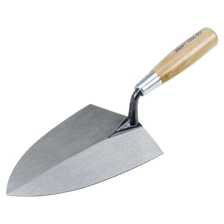 Kraft Tool Buttering Trowel w/Wood Handle, 7 GG441
